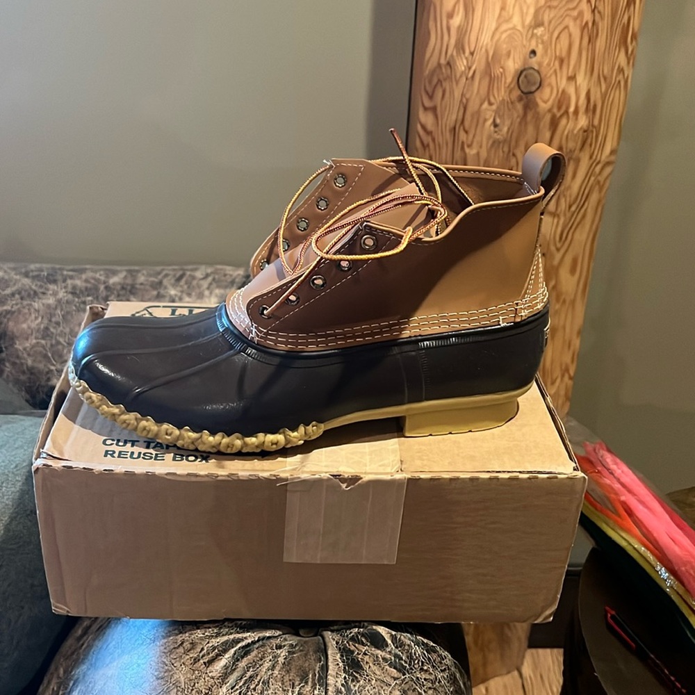 Men’s LL Bean waterproof duck boots